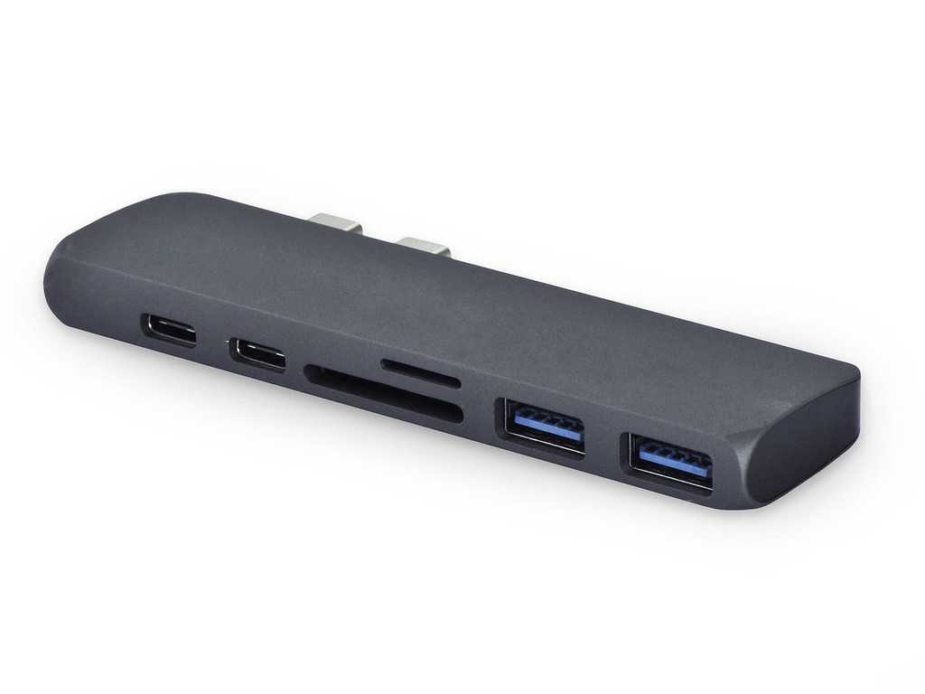 

Хаб USB Gurdini HUB Type - C to HDMI/USB/Card reader для APPLE MacBook Graphite 905828