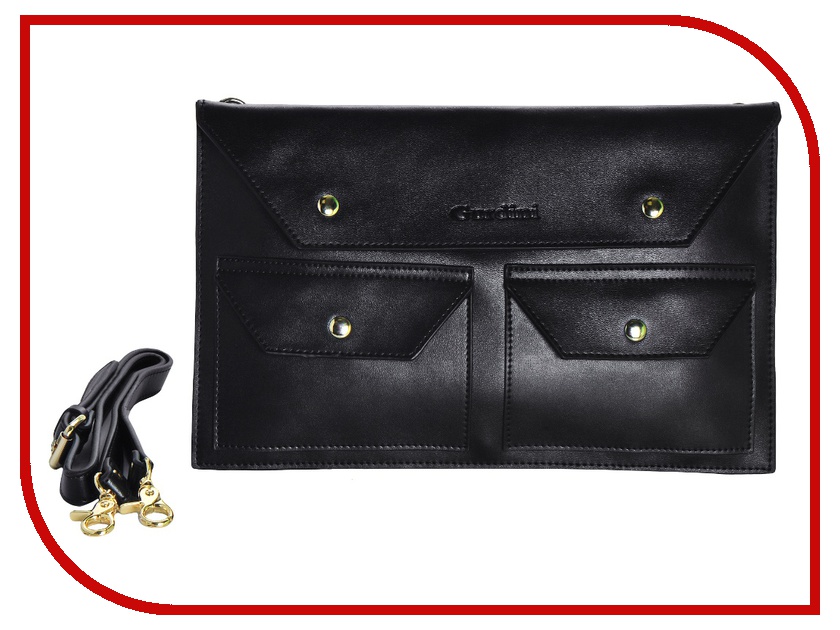 

Аксессуар Сумка 13-inch Gurdini для APPLE MacBook Air 13 Leather 1 Grade Handmade Black