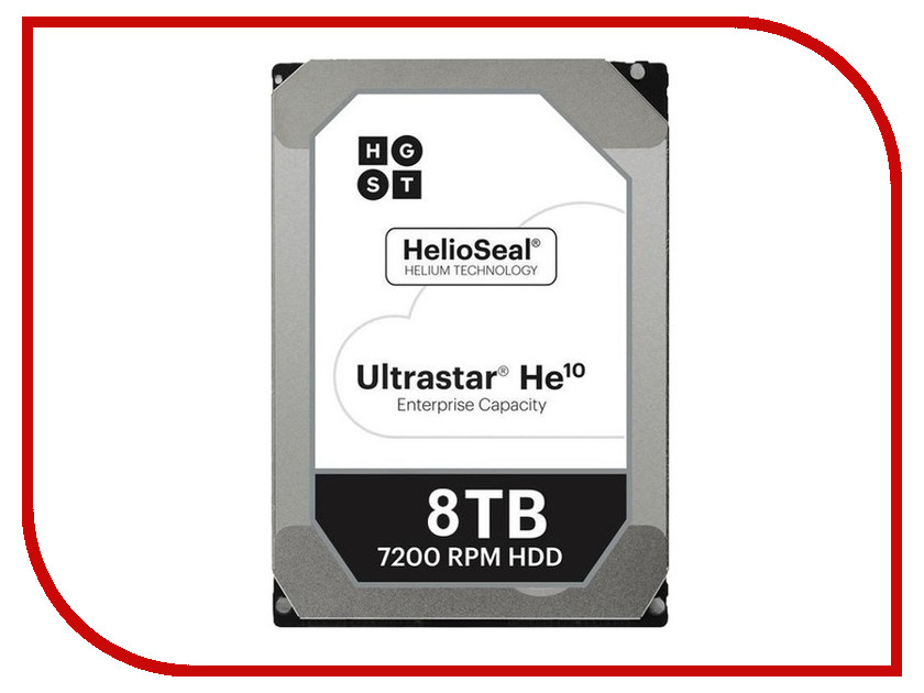 

Жесткий диск 8Tb - HGST Ultrastar HE10 HUH721008ALE604, HE10 HUH721008ALE604