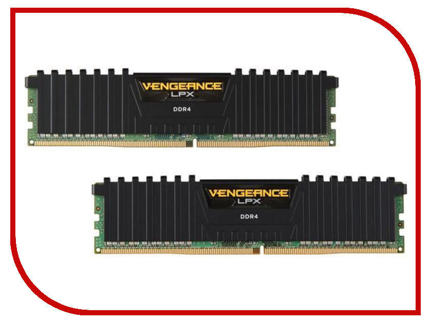 

Модуль памяти Corsair Vengeance LPX DDR4 DIMM 3000MHz PC4-24000 CL15 - 16Gb KIT (2x8Gb) CMK16GX4M2L3000C15