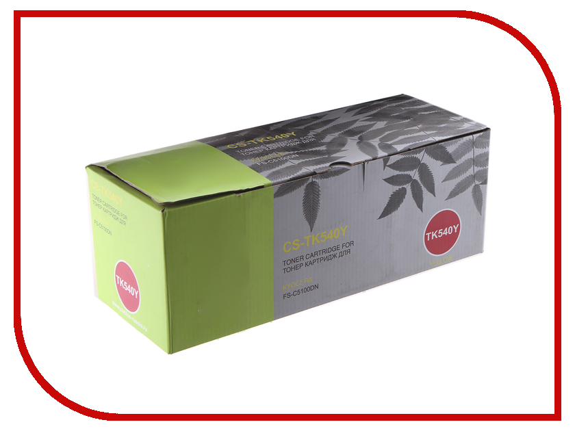 

Картридж Cactus CS-TK540Y Yellow для Kyocera FS-C5100DN, CS-TK540Y