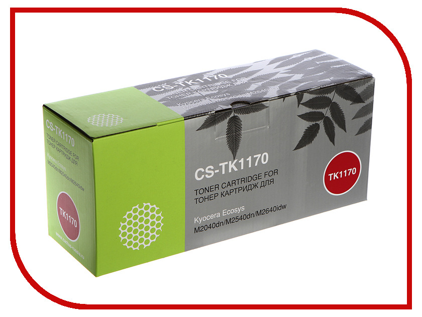 

Картридж Cactus CS-TK1170 Black для Kyocera Ecosys M2040dn/ M2540dn/M2640idw, CS-TK1170