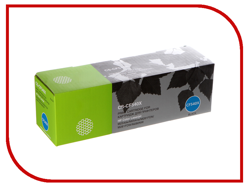 

Картридж Cactus CS-CF540X Black для HP LJ M254dw/M280nw/M281fdn, CS-CF540X