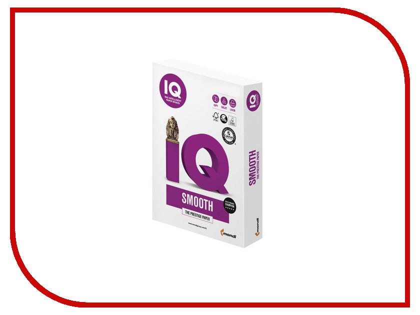 

Бумага IQ Selection Smooth А4 90g/m2 500л A+ 110739, Selection Smooth