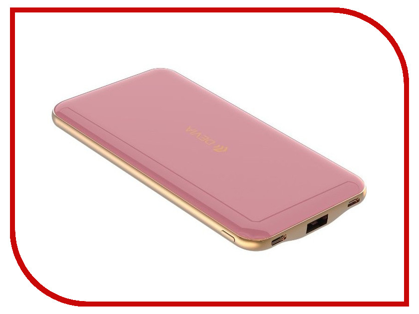 

Аккумулятор Devia Bomer Ultra Thin 10000mAh Pink