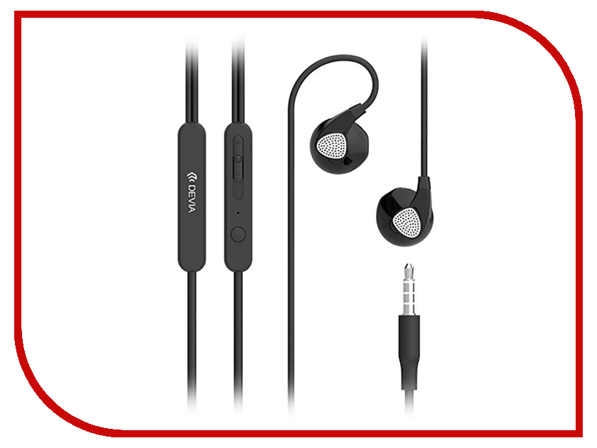 

Devia D2 Ripple In-Ear Headphones Black