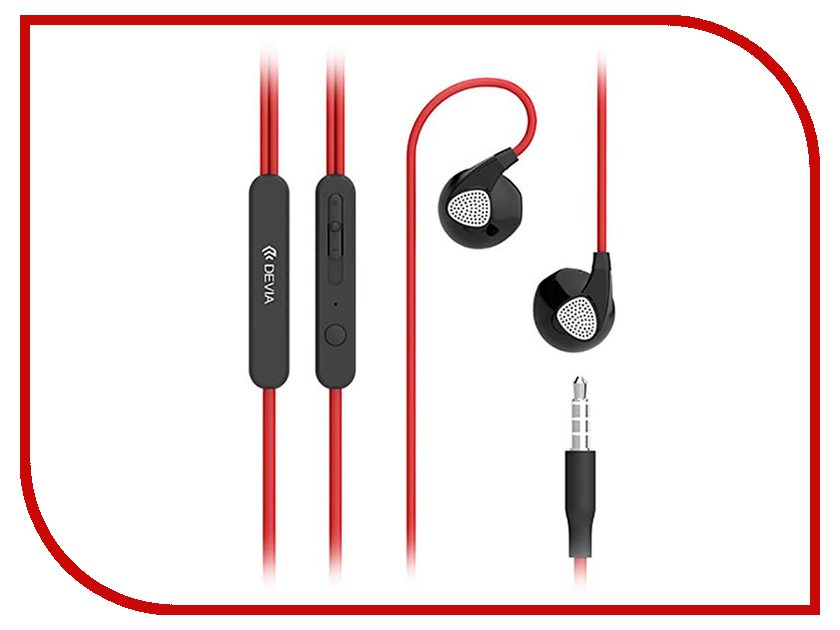 

Devia D2 Ripple In-Ear Headphones Red
