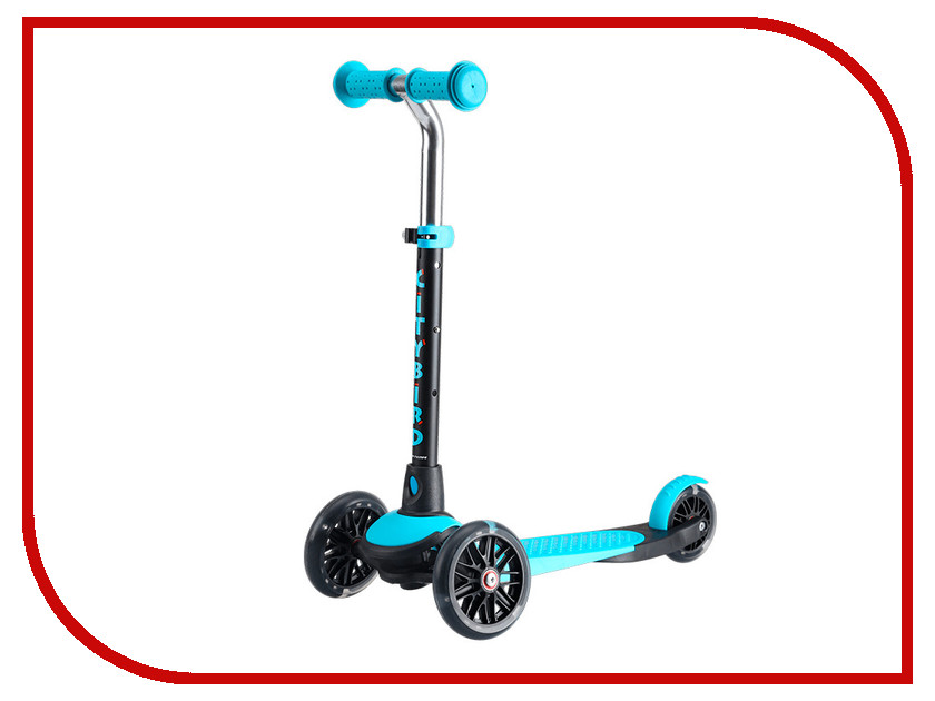 фото Самокат Tech Team City Bird Black-Light Blue