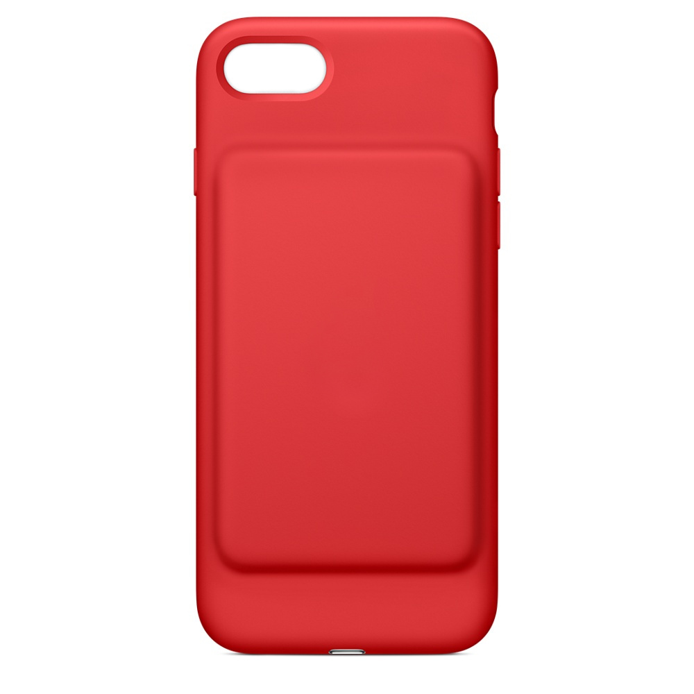 фото Чехол-аккумулятор для apple iphone 7 smart battery case red mn022zm/a