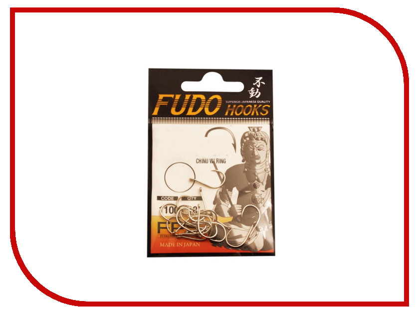 

Крючки Fudo Chinu W/Ring №1 NK 1100 11шт 1100-NK-1