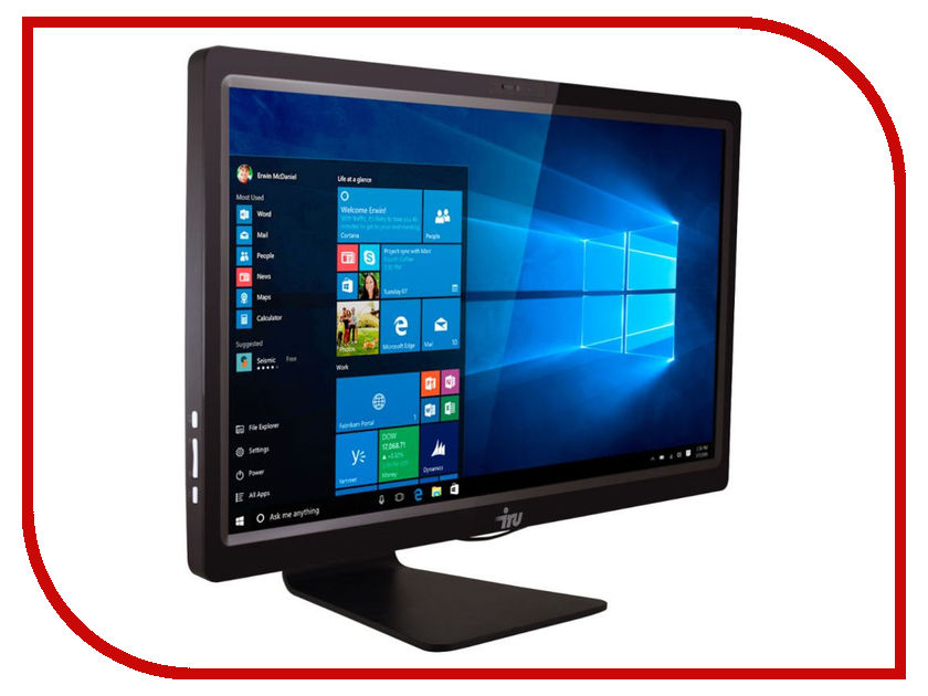 

Моноблок iRU Office H2112 Black (Intel Pentium G4400 3.3 GHz/4096Mb/500Gb/Intel HD Graphics 510/GbitEth/Wi-Fi/Bluetooth/Cam/21.5/1920x1080/Windows 10)
