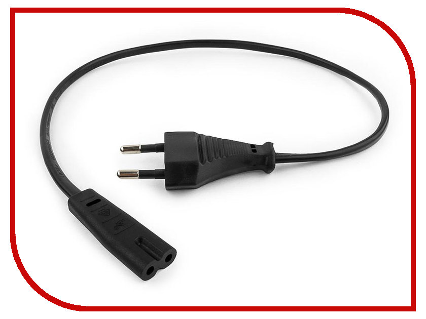

Кабель Gembird Cablexpert PC-184/2-0.5M 0.5m Black, PC-184/2-0.5M