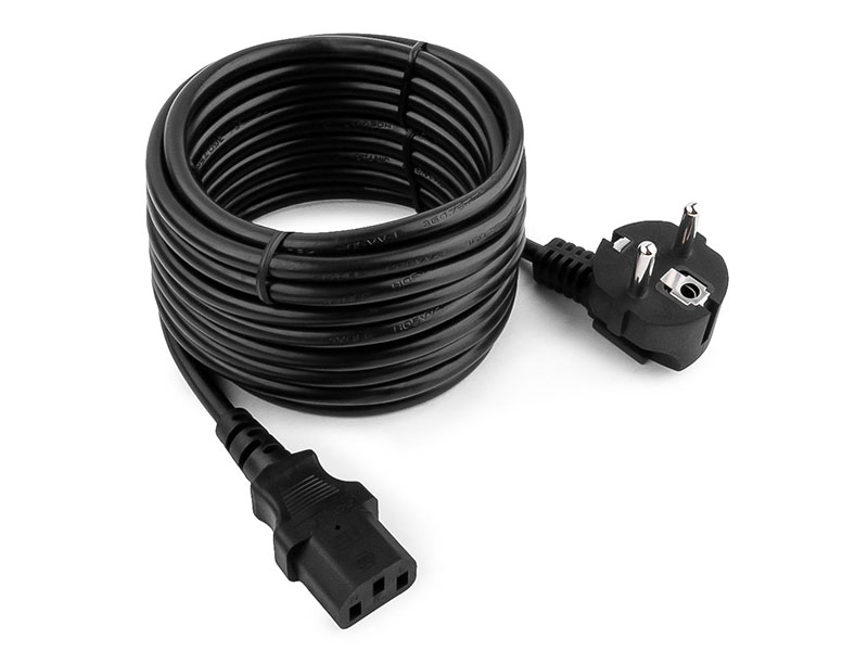Кабель Gembird Cablexpert PC-186-VDE-5M 5m Black кабель телевизионный gembird cablexpert f m 1 8m ccv 515