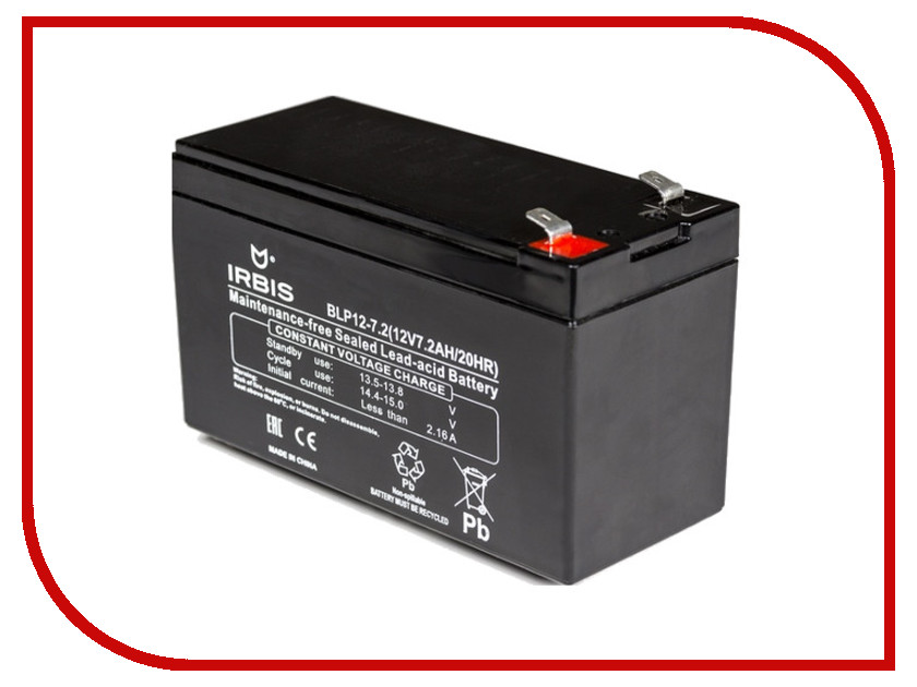 

Аккумулятор для ИБП Irbis BLP12-7.0 F2