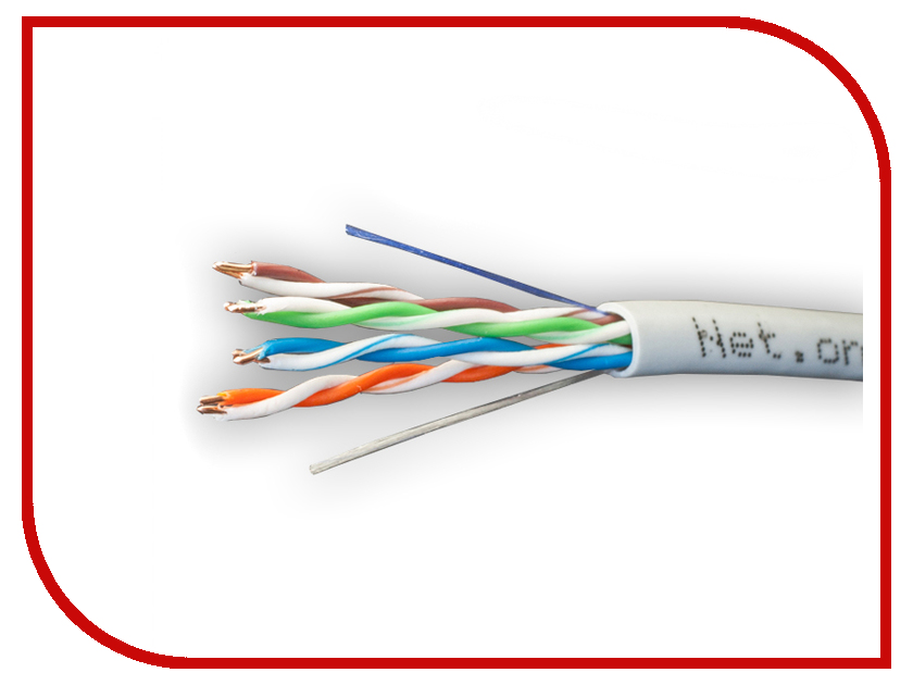 

Сетевой кабель Net.on UTP CCA UTP 24 AWG Cat.5e 4 Пары 305m