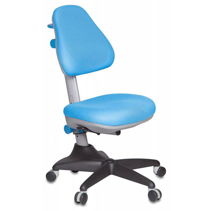 кресло детское бюрократ kd 4 синий космопузики Компьютерное кресло Бюрократ KD-2 Light Blue