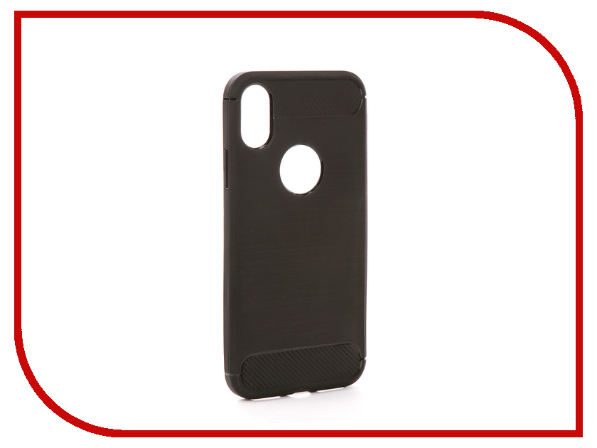

Аксессуар Чехол EVA Silicone для APPLE iPhone X Black Carbon IP8A012B-X