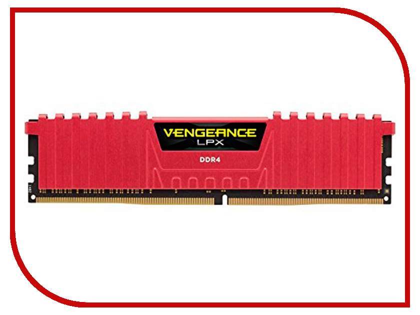 фото Модуль памяти Corsair Vengeance LPX DDR4 DIMM 2400MHz PC4-19200 CL16 - 8Gb CMK8GX4M1A2400C16R