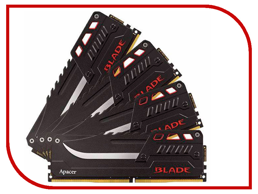 

Модуль памяти Apacer Blade DDR4 DIMM 2800MHz PC4-22400 CL17 32Gb EK.32GAW.GFBK4