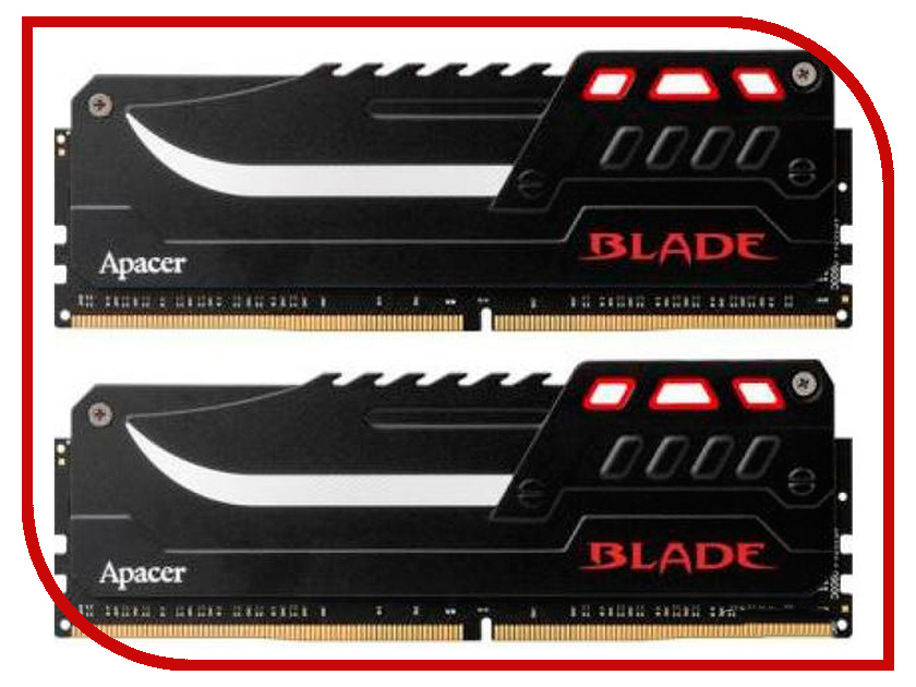 

Модуль памяти Apacer Blade DDR4 DIMM 3000MHz PC4-24000 CL16 16Gb EK.16GAZ.GJBK2