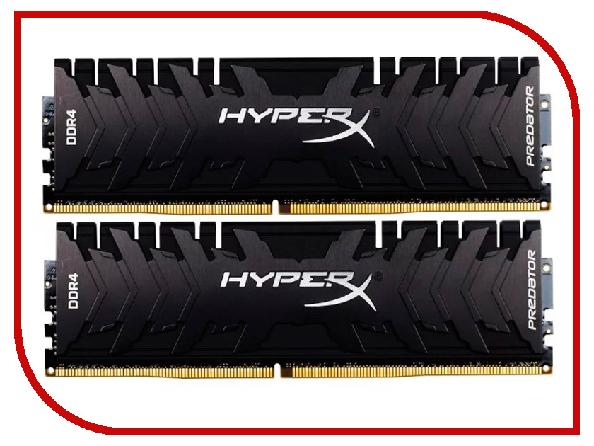 

Модуль памяти Kingston HyperX Predator DDR4 DIMM 3000MHz PC4-24000 - CL15 16Gb HX430C15PB3K2/16