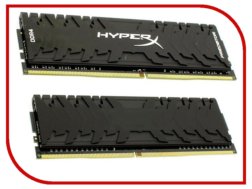 фото Модуль памяти Kingston HyperX Predator DDR4 DIMM 3000MHz PC4-24000 CL15 - 8Gb KIT (2x4Gb) HX430C15PB3K2/8