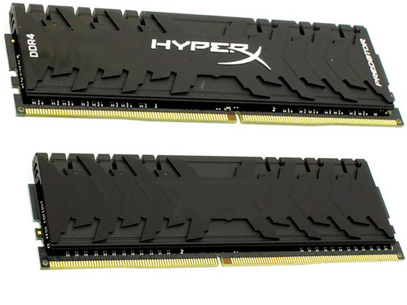 

Модуль памяти Kingston HyperX Predator DDR4 DIMM 3000MHz PC4-24000 CL15 - 8Gb KIT (2x4Gb) HX430C15PB3K2/8, HyperX Predator