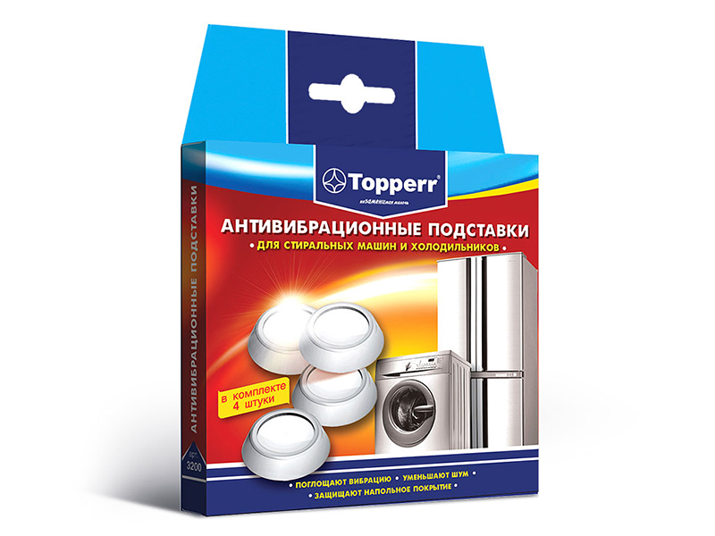 Антивибрационные подставки для стиральных машин и холодильников Topperr 3200 антивибрационные подставки для стиральных машин и холодильников topperr 3208