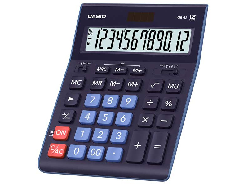 

Калькулятор Casio GR-12BU, GR-12BU