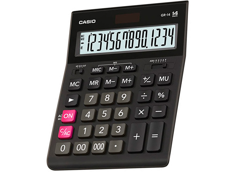 

Калькулятор Casio GR-14, GR-14