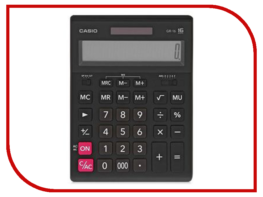 

Калькулятор Casio GR-16 Black