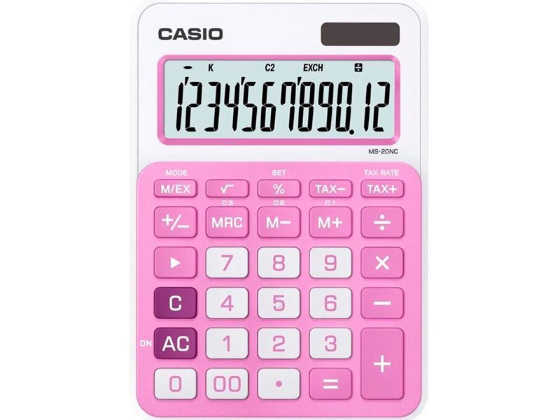 

Калькулятор Casio MS-20NC-PK-S-EC, MS-20NC-PK-S-EC