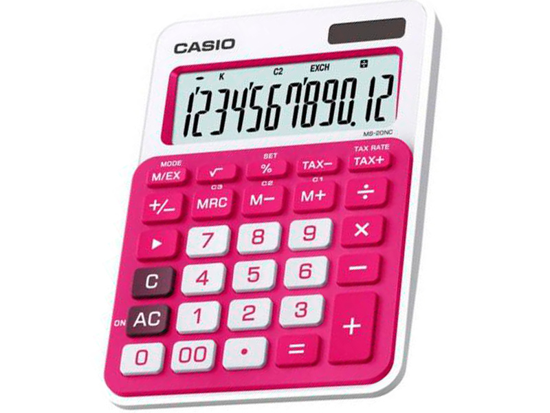 

Калькулятор Casio MS-20NC-RD-S-EC, MS-20NC-RD-S-EC