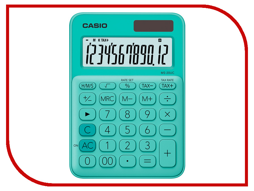 

Калькулятор Casio MS-20UC-GN-S-EC Green