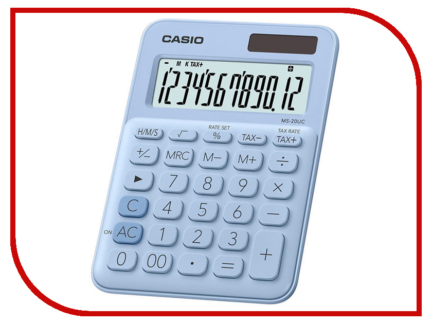 

Калькулятор Casio MS-20UC-LB-S-EC Light-Blue