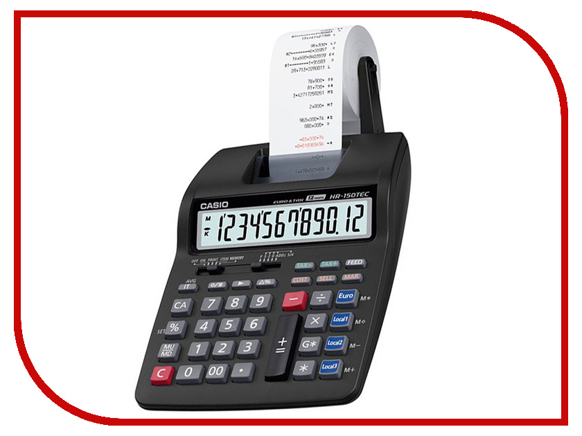 

Калькулятор Casio HR-150RCE-WA-EC Black