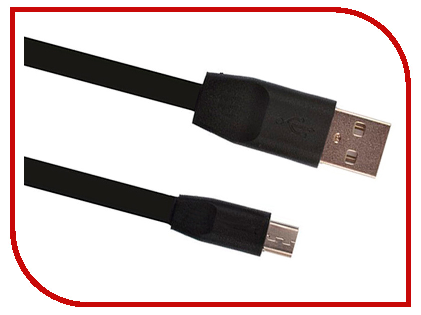 

Аксессуар Mobiledata USB 2.0 - microUSB 1m Black MUC-CH038-B