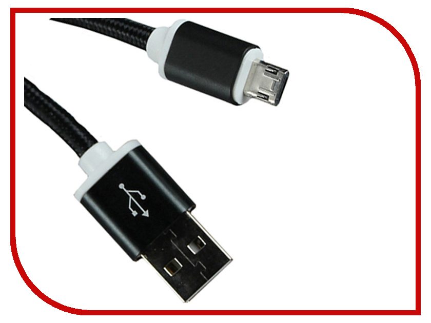 

Аксессуар Mobiledata USB 2.0 - microUSB 1m Black MUC-CR138-B