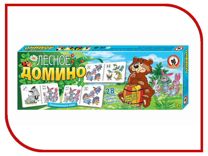 

Настольная игра Русский Стиль Домино Лесное 03195