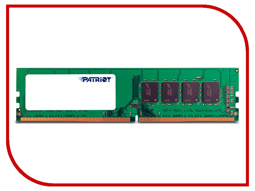 

Модуль памяти Patriot Memory DDR4 DIMM 2666MHz PC4-21300 CL19 - 8Gb PSD48G266682