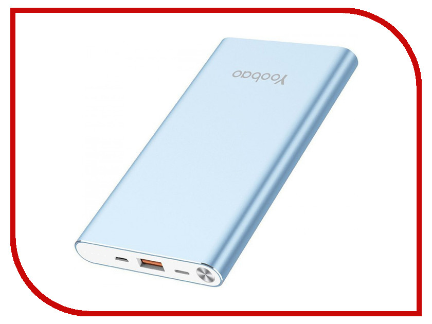 

Аккумулятор Yoobao Power Bank A1 Air 10000mAh Blue