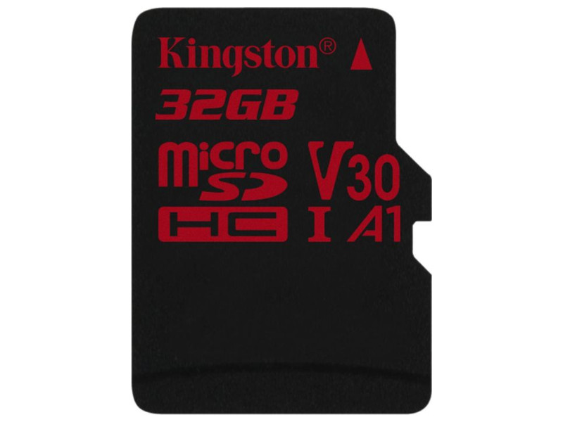 

Карта памяти 32Gb - Kingston MicroSDHC U3 UHS-I V30 A1 Canvas React SDCR/32GBSP, SDCR/32GBSP