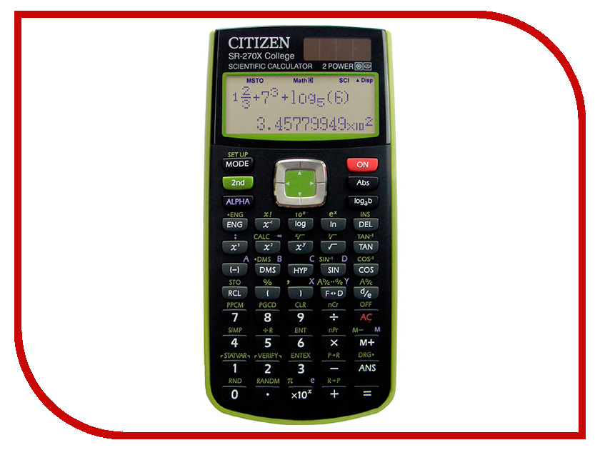 

Калькулятор Citizen SR-270XGR