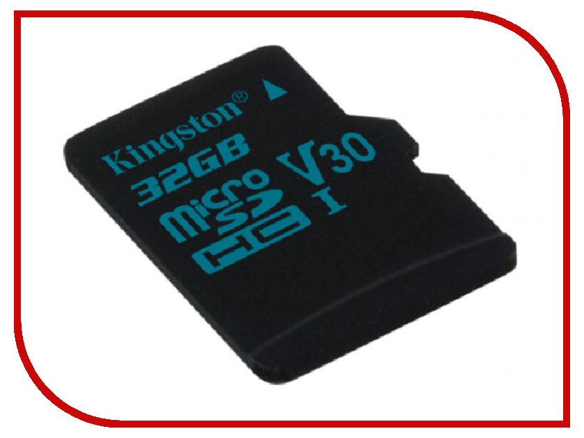 

Карта памяти 32GB - Kingston microSDHC Canvas Go 90/45 U3 UHS-I V30 Single Pack W/O Adptr SDCG2/32GBSP