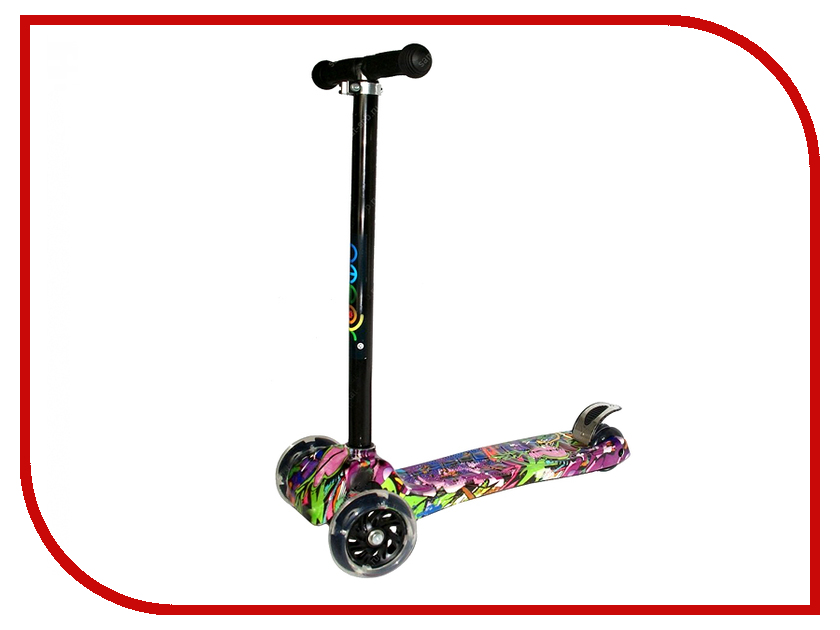 

Самокат Ateox Graffiti M-1C Maxi Shine Blue-Green