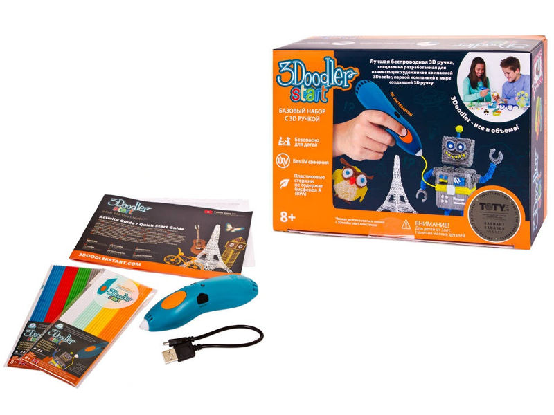 

3D ручка 3Doodler Wobble Works E-Comm 3DS-ESST-TNG-E, Wobble Works E-Comm 3DS-ESST-TNG-E