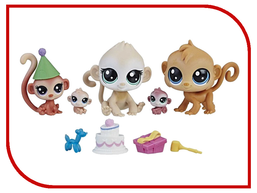 

Игрушка Hasbro Littlest Pet Shop Семья петов B9346