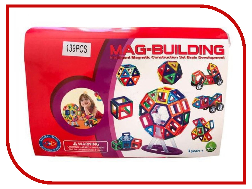 

Конструктор Mag-Building MG017 139 магнитов