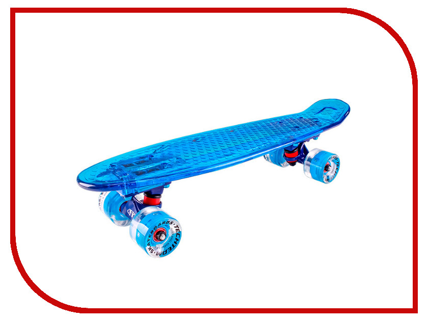 

Скейт Tech Team Transparent Light 22 Blue, Transparent Light 22