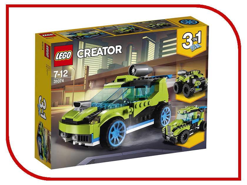 

Конструктор Lego Creator Суперскоростной раллийный автомобиль 31074